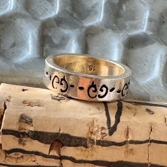 Gucci preowned, ghost ring, , sterling silver - Picture 1 of 13